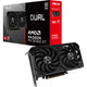 Asus dual radeon rx 9060 xt 16gb grafische kaart (zwart, 2x displayport, 1x hdmi)