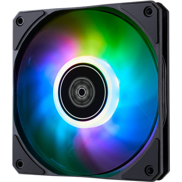 Silverstone air slimmer 120 argb case fan (zwart, 120 x 120 x 15 mm, pwm)
