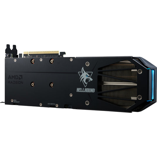 Powercolor radeon rx 9060 xt hellhound 8gb grafische kaart (2x displayport, 1x hdmi)