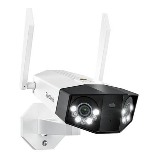 Reolink w750, 16mp wifi 6 dual-band dual-lens camera (wit, 180° panoramisch zicht)