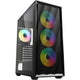 Sharkoon vk4 argb midi tower behuizing (zwart | 2x usb-a | rgb | tempered glass)