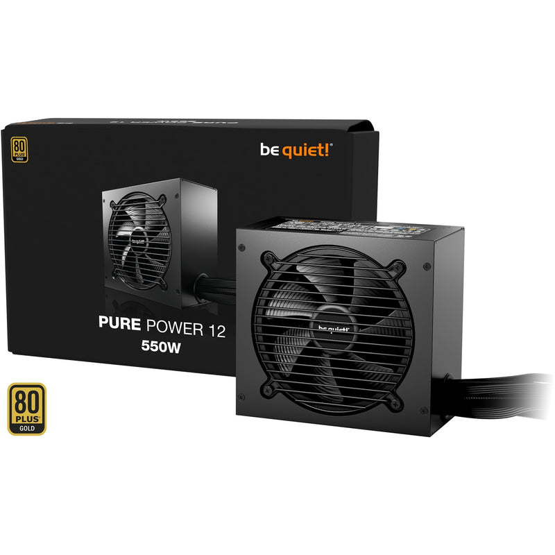 Load image into Gallery viewer, Be quiet! pure power 12 550 watt voeding (zwart, 2x pcie)
