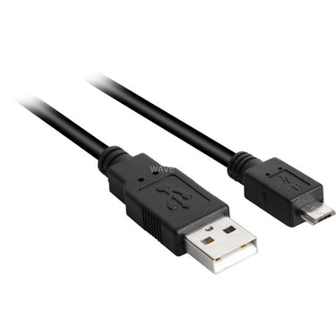 Sharkoon usb-a 2.0 > micro usb-b kabel (zwart, 0,5 meter)