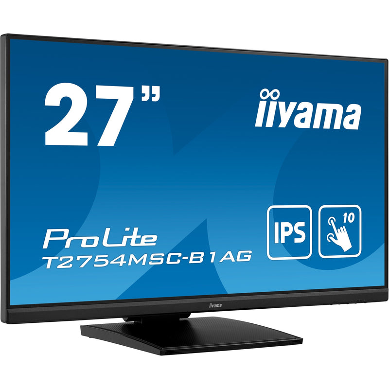 Load image into Gallery viewer, Iiyama prolite t2754msc-b1ag 27 touchscreen monitor (zwart, hdmi, vga, usb-a, usb-b)
