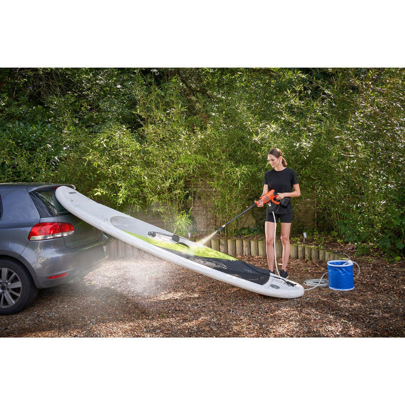 Load image into Gallery viewer, Black+decker bcpc18b-xj 18v hogedrukreiniger (oranje zwart, accu en oplader niet inbegrepen)

