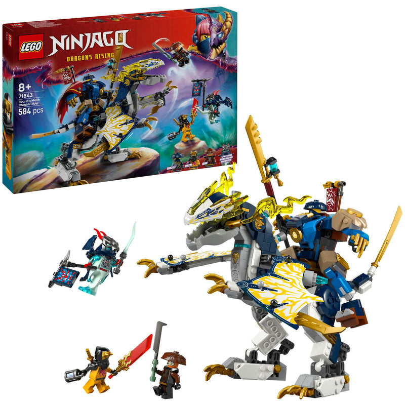 Load image into Gallery viewer, Lego ninjago - rogue's mecha drakenrijder constructiespeelgoed (71843)
