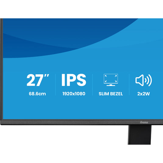 Iiyama prolite x2791hs-b1 27 monitor (zwart (mat), 120 hz, hdmi, displayport, audio)