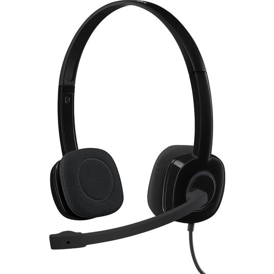 Logitech stereo headset h151 on-ear (zwart)