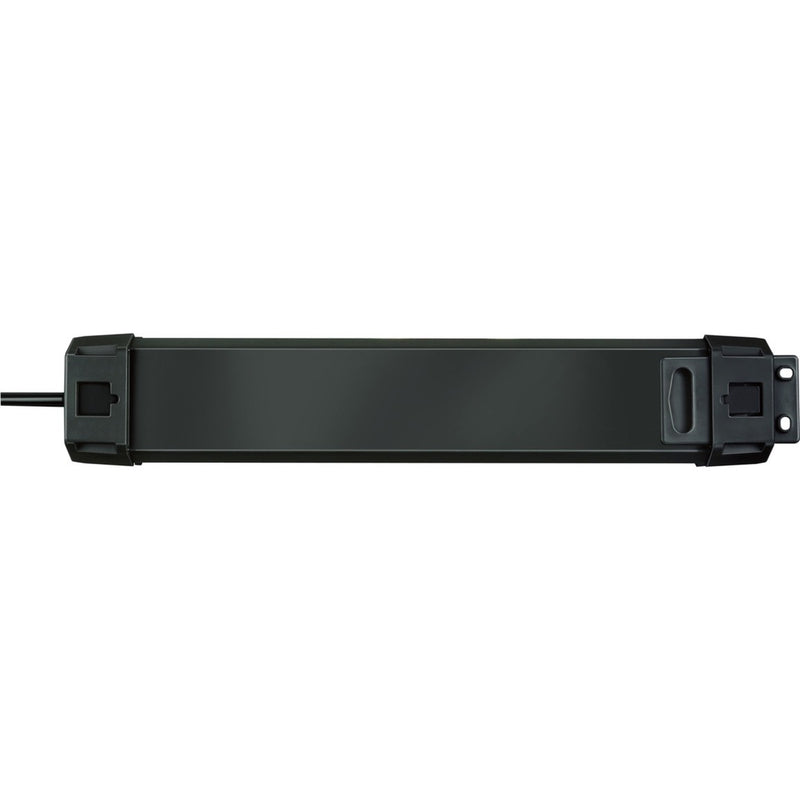 Load image into Gallery viewer, Brennenstuhl premium-line overspannings- beveiliging 26000a 6-voudig zwart 1,8m h05vv-f 3g1,5
