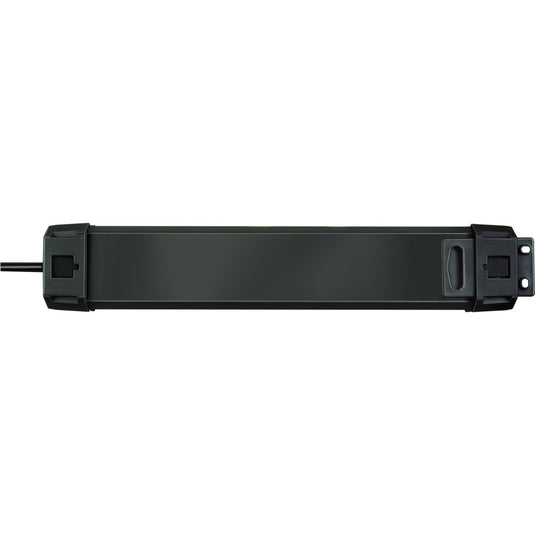 Brennenstuhl premium-line overspannings- beveiliging 26000a 6-voudig zwart 1,8m h05vv-f 3g1,5