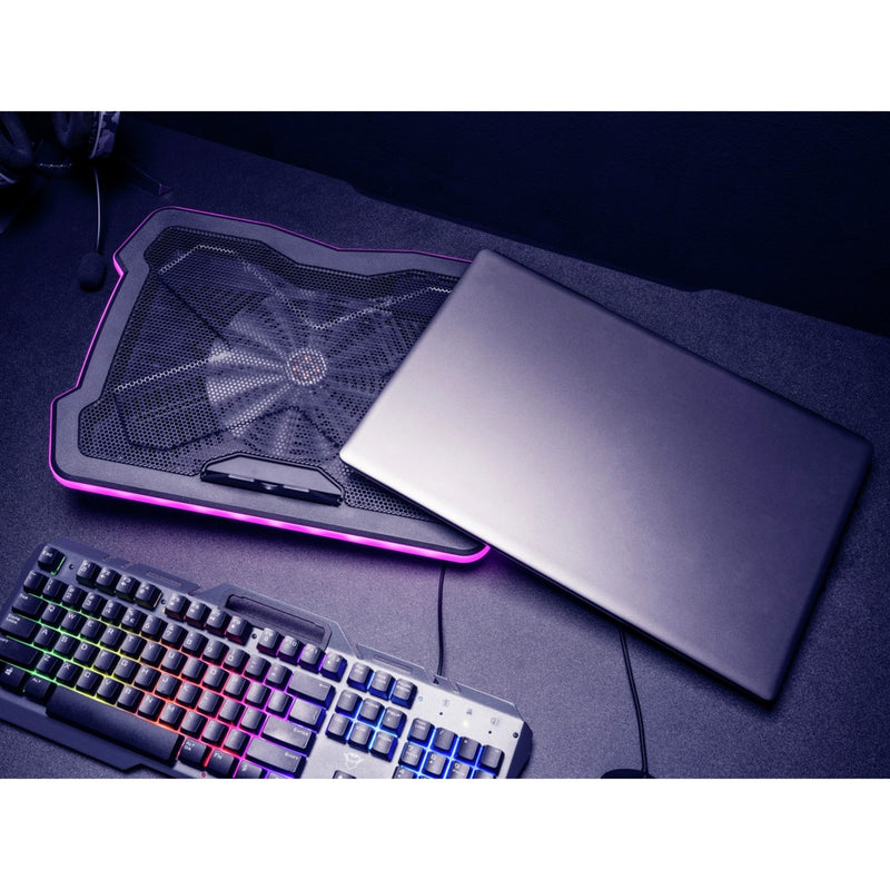 Load image into Gallery viewer, Trust gxt 1126 aura laptopkoeler (zwart, rgb)
