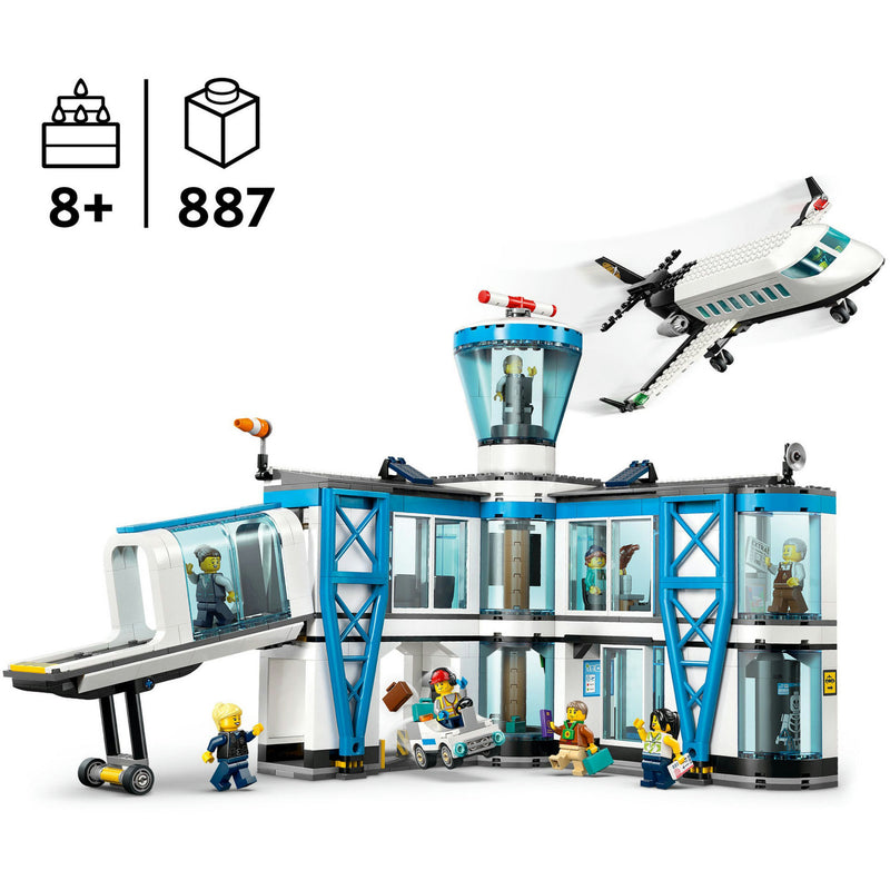 Load image into Gallery viewer, Lego city 60502 luchthaven met vliegtuig
