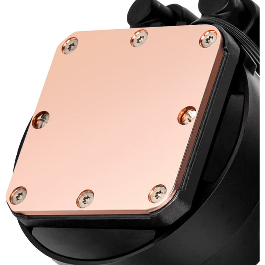 Silverstone vida 120 slim waterkoeling (zwart)
