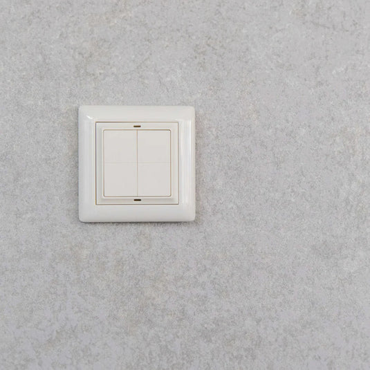 Shelly blu wall switch 4 + busch-jaeger adapter schakelaar (wit, bluetooth 4.2)