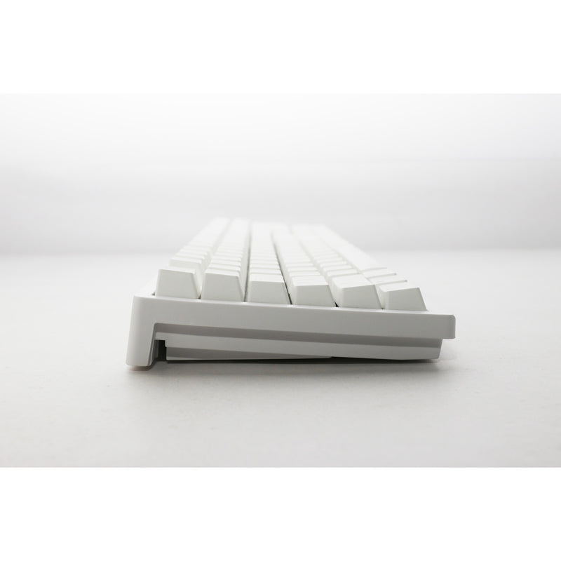 Load image into Gallery viewer, Ducky zero 6108 pure white, gaming toetsenbord (wit, us lay-out, cherry mx2a blue, rgb leds, double-shot pbt, hot swap, 2.4ghz | bluetooth | usb-c)
