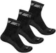 Gripgrab - merino regular cut 3pack fietssokken 3 paar wieler sokken - zwart - unisex - maat m (41-44)