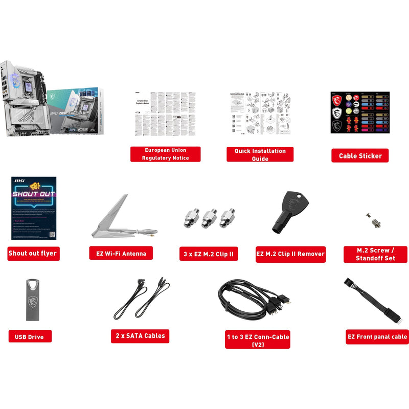 Load image into Gallery viewer, Msi mpg z890 edge ti wifi socket 1851 moederbord (raid, 5gb-lan, wlan, bt, sound, atx)
