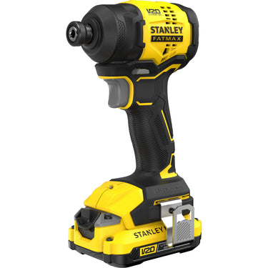 Stanley fatmax v20 18v slagschroevendraaier (zwart geel, accu en oplader inbegrepen, met koffer)
