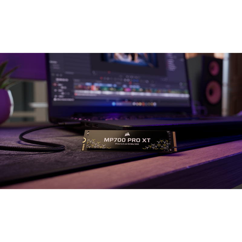 Load image into Gallery viewer, Corsair mp700 pro xt 1 tb ssd (zwart, pcie gen5 x4 nvme 2.0, m.2 2280, 3d tlc nand)
