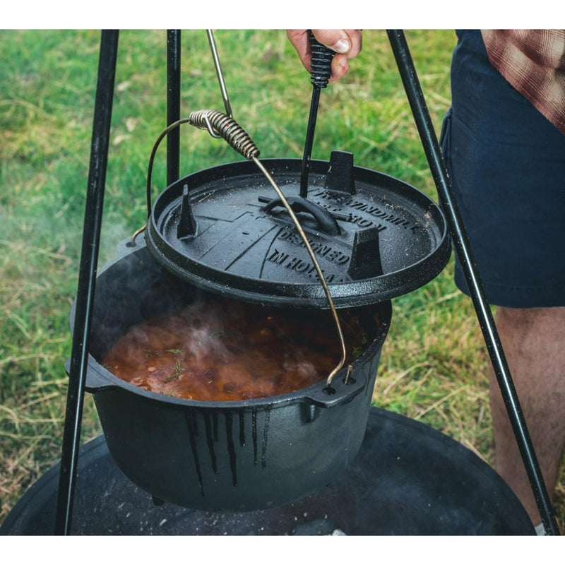 Afbeelding laden in galerijviewer, The windmill dutch oven 9 qt kookpan (zwart, ø 31.5 cm | 8.5 liter)
