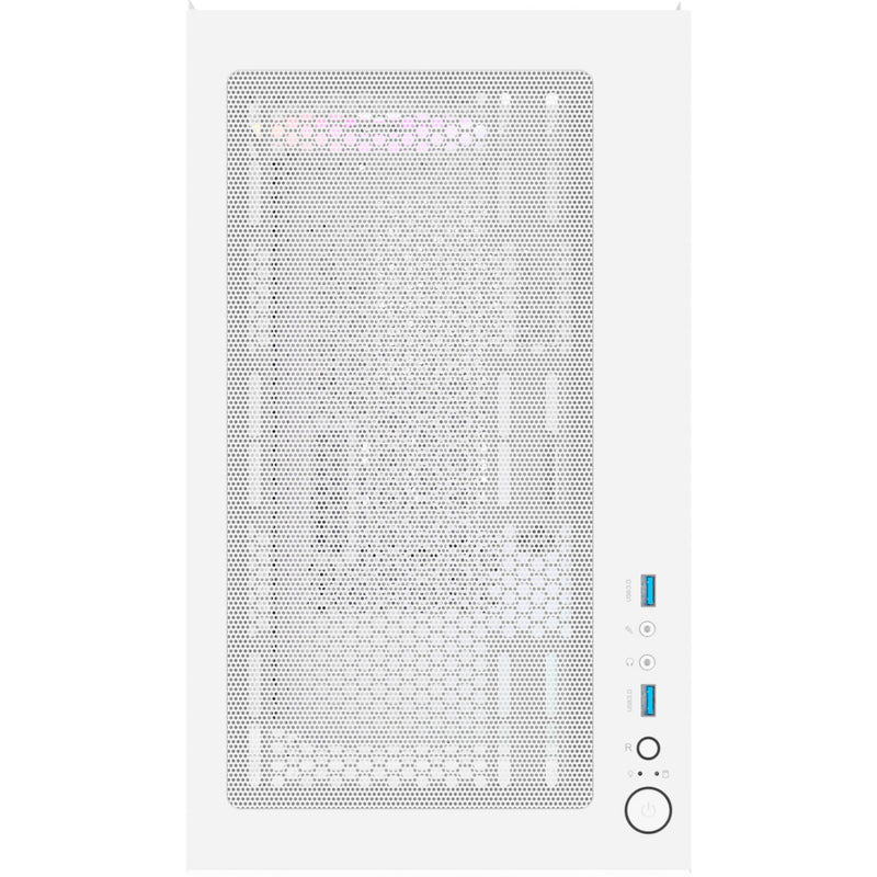 Load image into Gallery viewer, Thermaltake view 170 ws argb mini tower behuizing (wit houtkleur | 2x usb-a | rgb | tempered glass)
