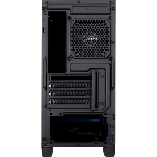 Inter-tech h-606 mini tower behuizing (zwart | 2x usb-a)