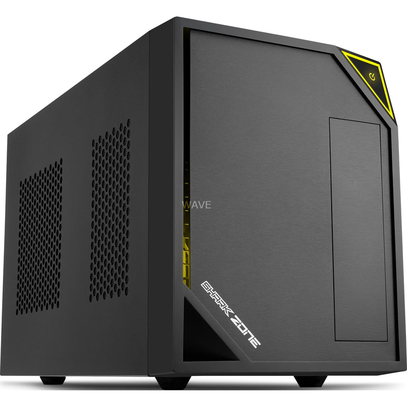 Load image into Gallery viewer, Sharkoon shark zone c10 mini tower behuizing (zwart | 2x usb-a)
