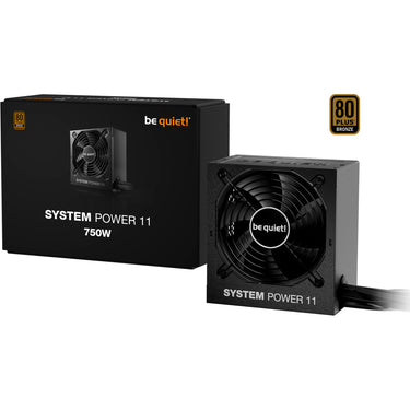 Be quiet! system power 11 750 watt voeding (zwart, 1x 12vhpwr, 2x pcie)