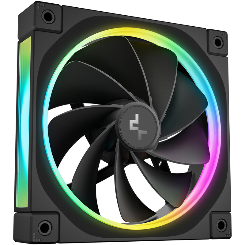 Afbeelding laden in galerijviewer, Deepcool fl12r rgb case fan (zwart, 120 x 120 x 25 mm, pwm)
