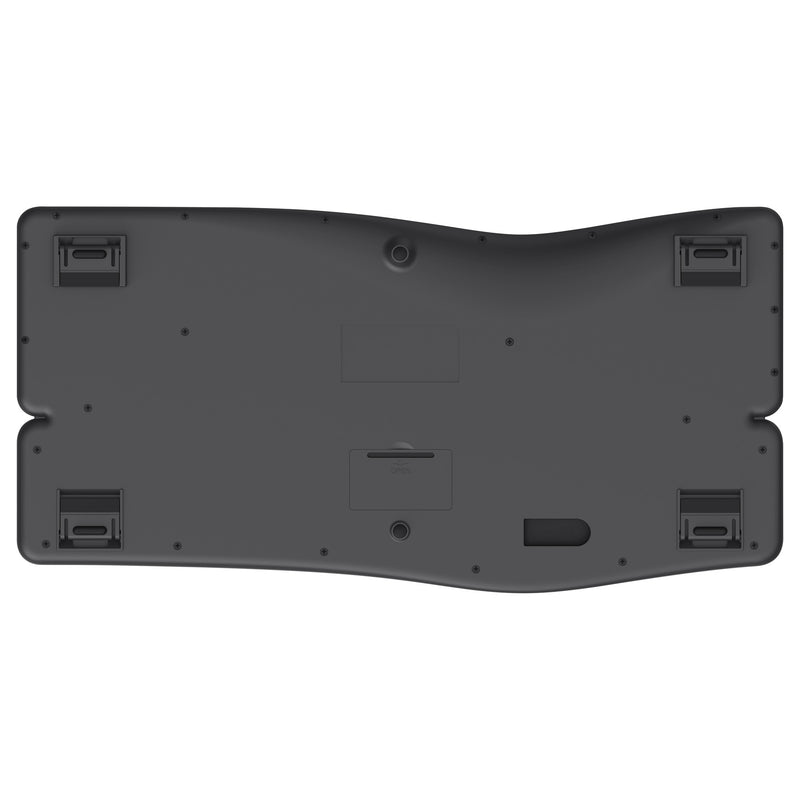 Load image into Gallery viewer, Trust keyra draadloos ergonomisch toetsenbord (zwart, us lay-out, bluetooth 2.4g usb)
