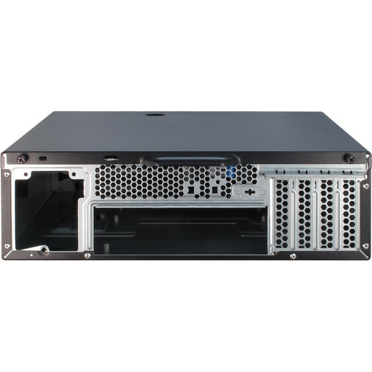 Inter-tech it-502 mini tower behuizing (zwart | 4x usb-a)