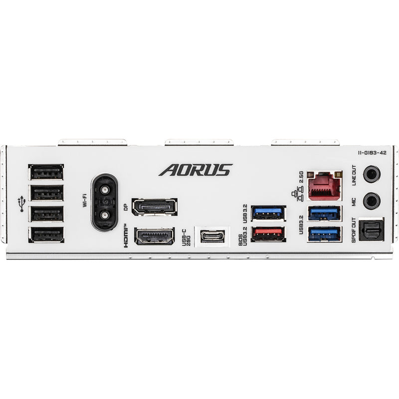 Load image into Gallery viewer, Gigabyte b760m aorus elite wifi6e gen5 socket 1700 moederbord (wit, raid, 2.5gb-lan, wi-fi 6e, bt 5.3, sound, µatx)
