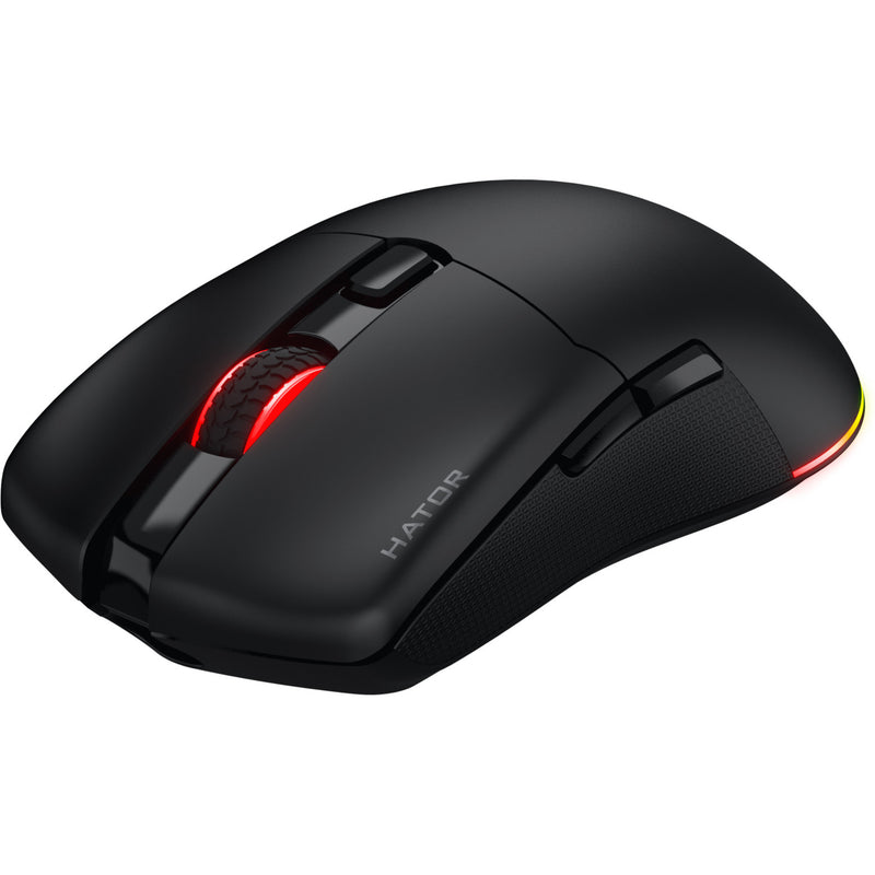 Load image into Gallery viewer, Hator pulsar 3 wireless gaming muis (zwart, 400 - 11.000 dpi, rgb, 2.4ghz bluetooth 5.1 usb)

