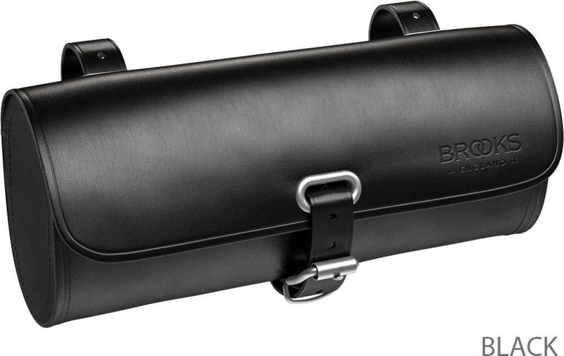 Load image into Gallery viewer, Brooks Challenge zadeltas - leren tool bag - unisex - fiets - zwart
