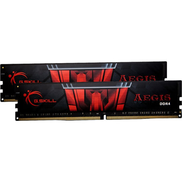 G.skill aegis 16 gb ddr4-3200 (2x 8 gb) werkgeheugen (zwart, f4-3200c16d-16gis, xmp 2.0)