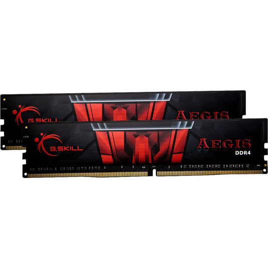 G.skill aegis 16 gb ddr4-3200 (2x 8 gb) werkgeheugen (zwart, f4-3200c16d-16gis, xmp 2.0)