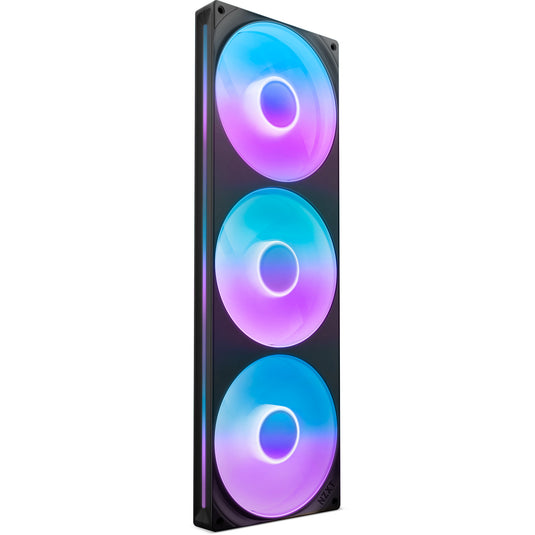 Nzxt f420 rgb core case fans (zwart, 3 stuks, 420 x 140 x 26 mm)