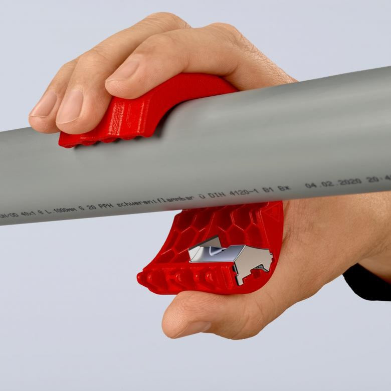 Load image into Gallery viewer, Knipex bix 90 22 10 bk pijpsnijder (rood blauw)

