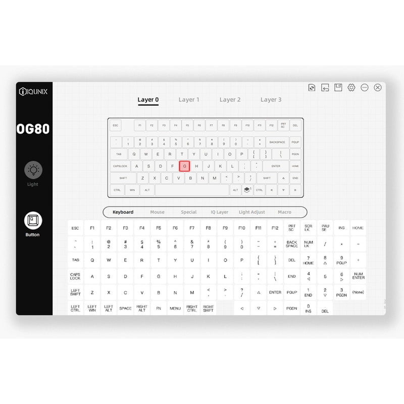 Load image into Gallery viewer, Iqunix og80 lavandin wireless mechanical keyboard, gaming toetsenbord (lavendel, us lay-out, cherry mx brown, 80% (tkl), hot-swappable, pbt, 2.4ghz | bluetooth 5.1 | usb-c)
