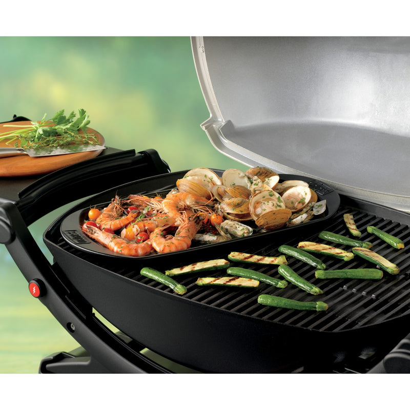 Load image into Gallery viewer, Weber bakplaat grillplaat (zwart, 40 x 22 cm)
