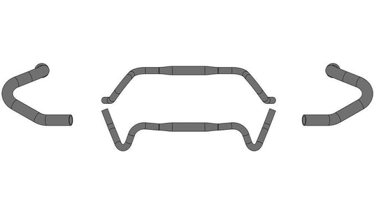 Ergotec Stuur Gravel Urban Adventure ø31,8x440 580 zwart