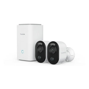 Reolink home hub1 met 2x b350 en 1x solar panel 2 usb-c beveiligingscamera (wit)