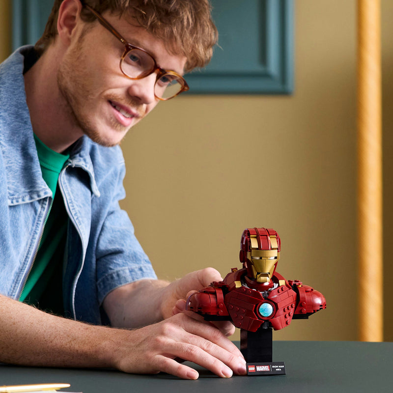 Load image into Gallery viewer, Lego super heroes marvel 76327 iron man mk4 buste
