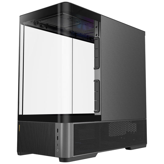 Antec c6 curve argb midi tower behuizing (zwart | 2x usb-a | 1x usb-c | tempered glass)