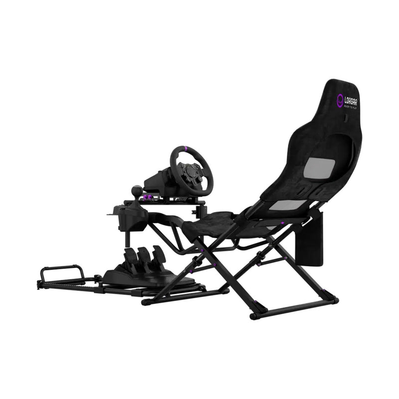 Load image into Gallery viewer, Lorgar advanced raf1 racing simulator (zwart)
