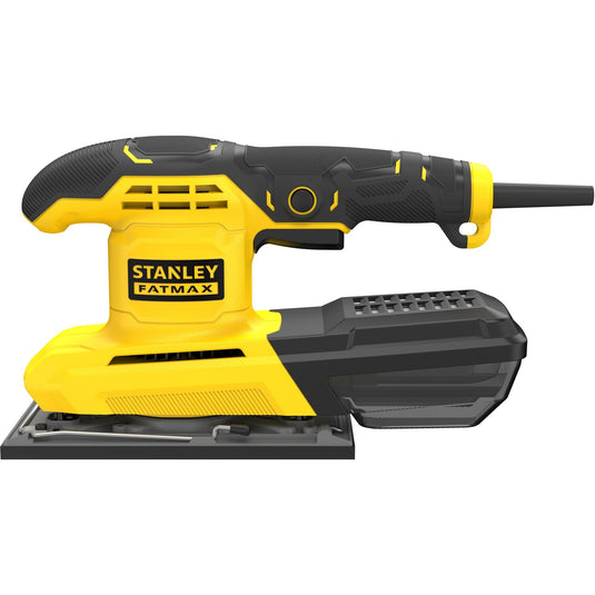 Stanley fatmax 280w 1 3vel vlakschuurmachine (geel zwart)