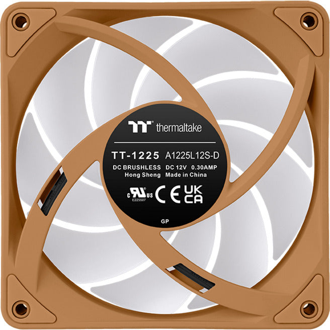 Load image into Gallery viewer, Thermaltake ct120 ex argb sync pc cooling fan gravel sand (3-fan pack) case fans (lichtbruin, 3 stuks, 120 x 120 x 25 mm, pwm)
