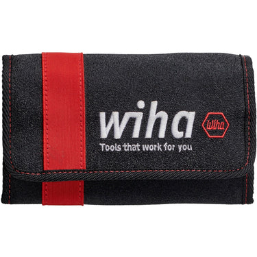 Wiha schroevendraaier en bitset slimvario (rood geel, sleufkop, pozidriv, plusmin pozidriv 10-delig incl. opvouwbaar etui)