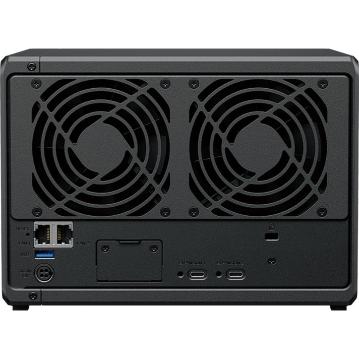Load image into Gallery viewer, Synology diskstation ds1525+ nas (zwart, 2x lan, usb)

