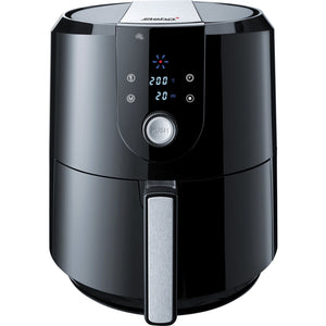 Steba hf 5000 xl heteluchtfriteuse (zwart roestvrij staal, 5,2 liter)